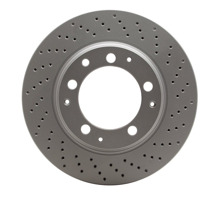 624-02014D GEOSPEC Drilled Rotor [Coated], 1978-1989 Porsche, Position: Rear Right