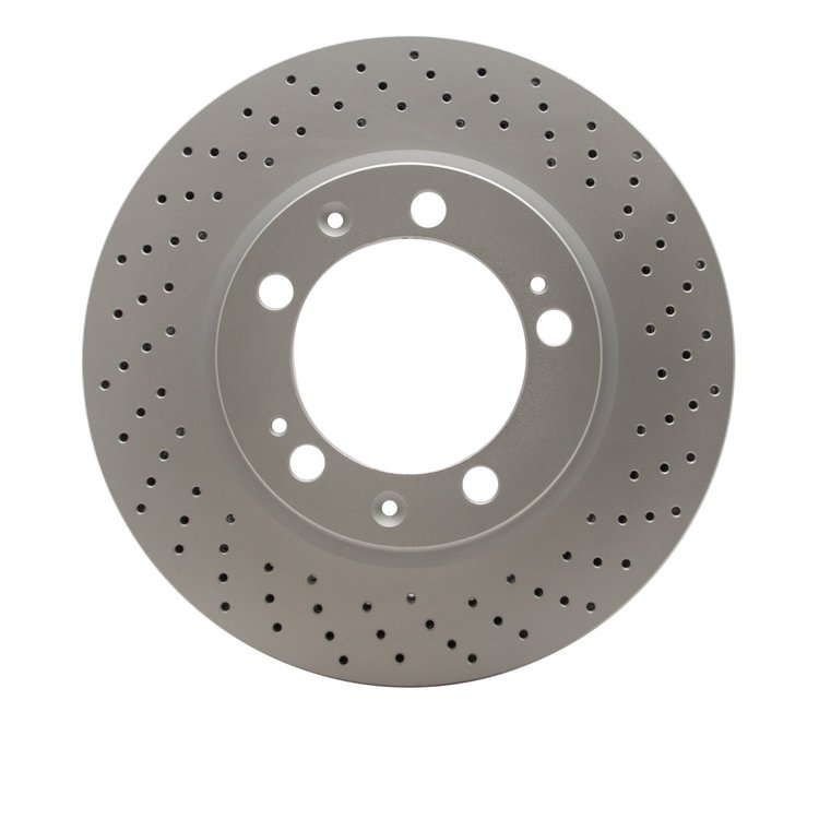 624-02026D GEOSPEC Drilled Rotor [Coated], 1994-1998 Porsche, Position: Right Front