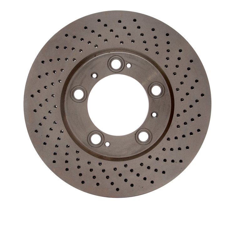 624-02033D GEOSPEC Drilled Rotor [Coated], 1998-2012 Porsche, Position: Right Front
