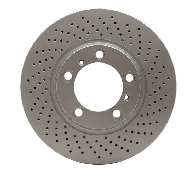 624-02035D GEOSPEC Drilled Rotor [Coated], Fits Select Porsche, Position: Right Front