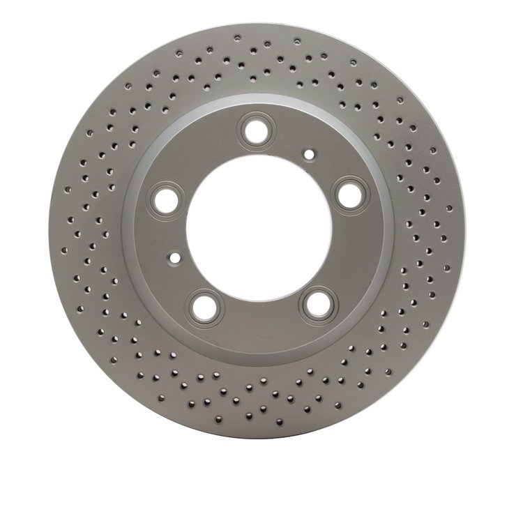 624-02044 GEOSPEC Drilled Rotor [Coated], Fits Select Porsche, Position: Rear