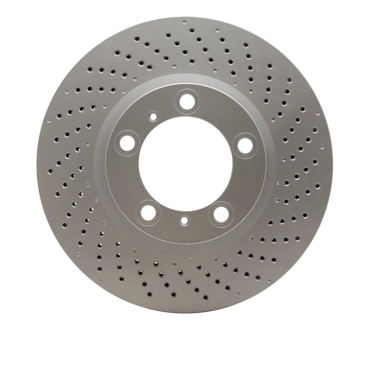 624-02052D GEOSPEC Drilled Rotor [Coated], Fits Select Porsche, Position: Right Front