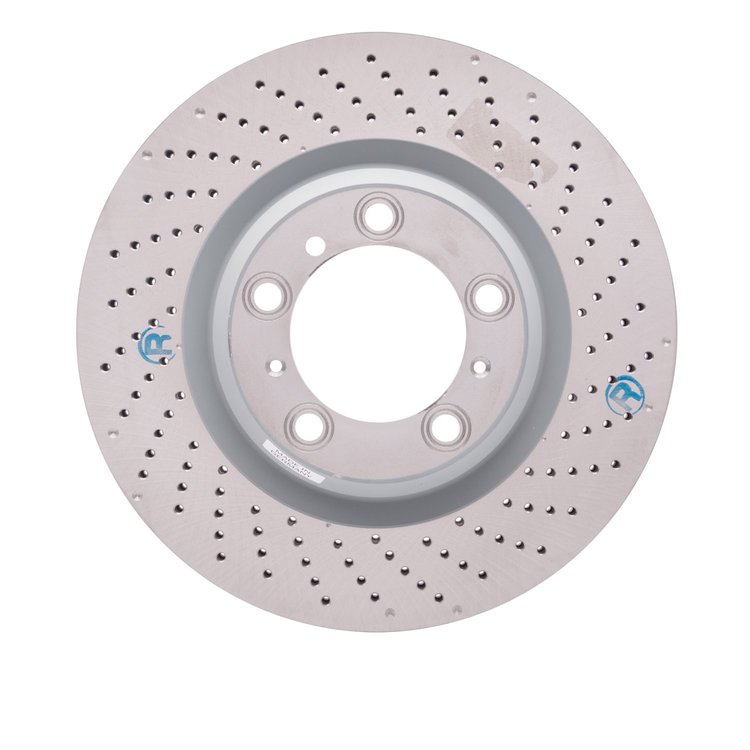 624-02062D GEOSPEC Drilled Rotor [Coated], 2010-2021 Porsche, Position: Rear Right
