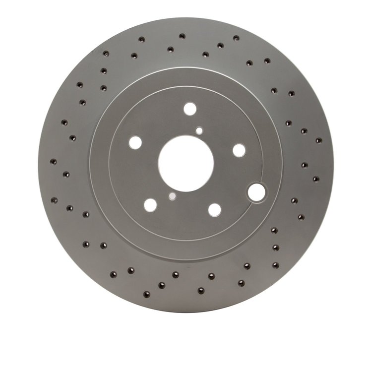 624-13042 GEOSPEC Drilled Rotor [Coated], 2018-2021 Subaru, Position: Rear