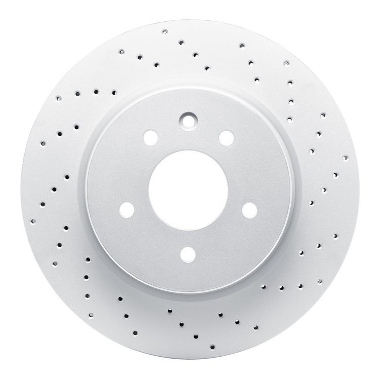624-20017 GEOSPEC Drilled Rotor [Coated], 2000-2006 Jaguar, Position: Rear