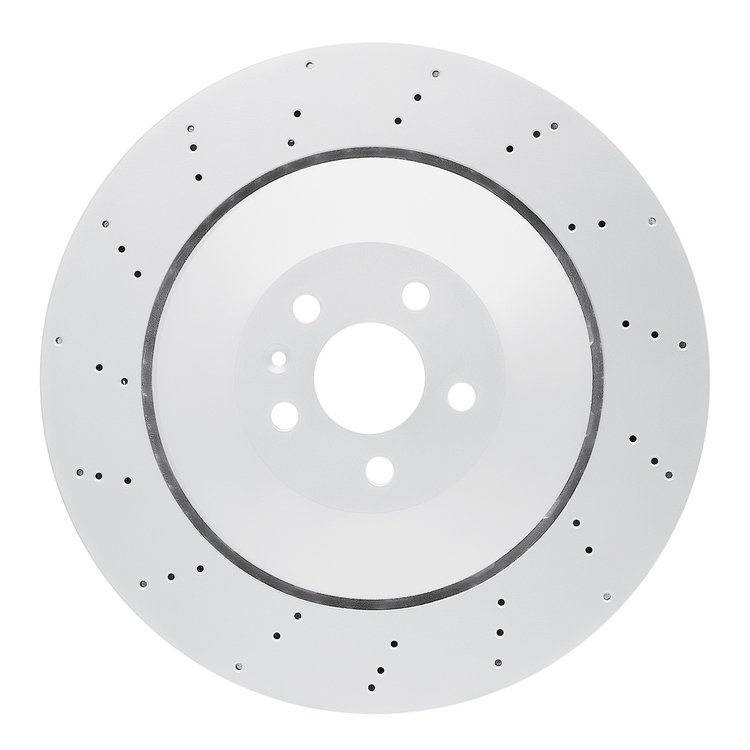 624-27064 GEOSPEC Drilled Rotor [Coated], 2020-2021 Polestar, Position: Rear