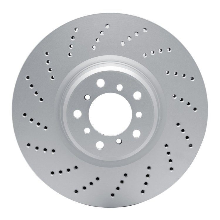 624-31072D GEOSPEC Drilled Rotor [Coated], 2006-2010 BMW, Position: Left Front