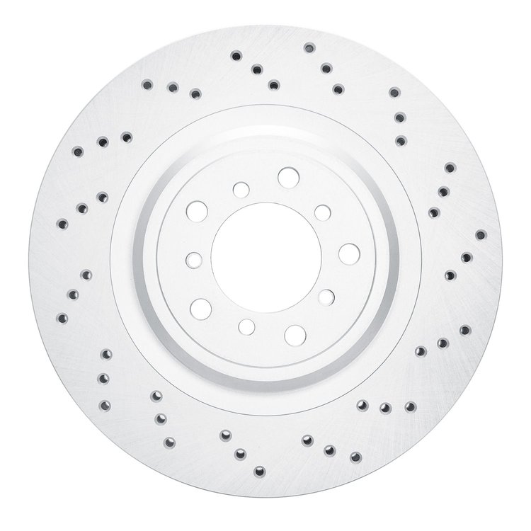 624-31086D GEOSPEC Drilled Rotor [Coated], 2008-2013 BMW, Position: Right Front