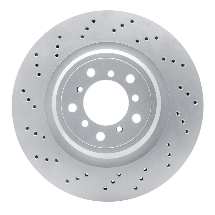624-31087D GEOSPEC Drilled Rotor [Coated], 2008-2013 BMW, Position: Left Front