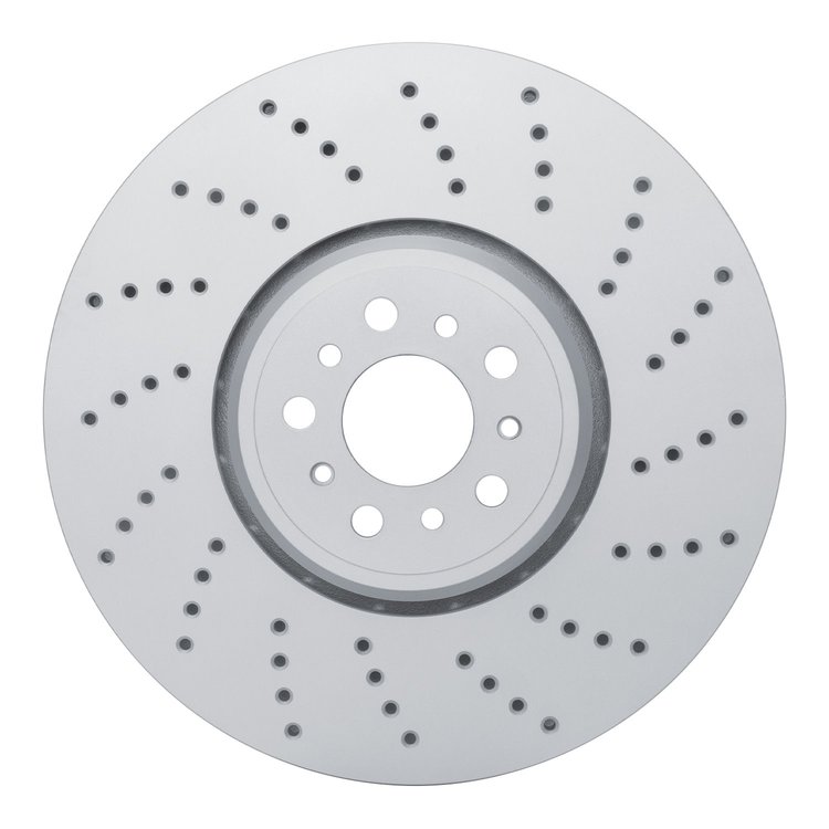 624-31185D GEOSPEC Drilled Rotor [Coated], Fits Select BMW, Position: Right Front