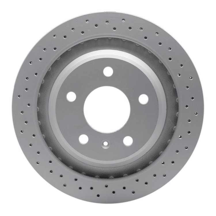624-52019 GEOSPEC Drilled Rotor [Coated], 2005-2008 GM, Position: Rear