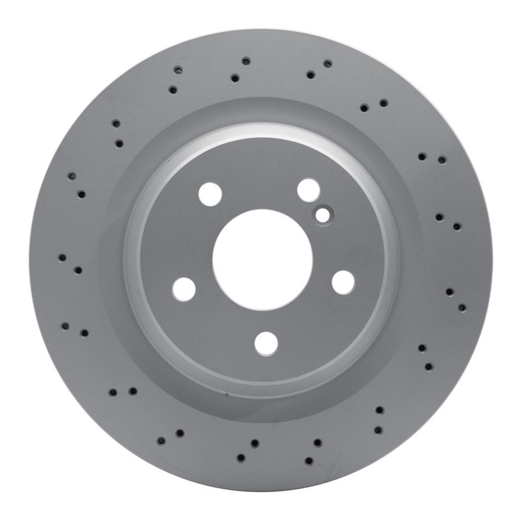 624-63062 GEOSPEC Drilled Rotor [Coated], 2003-2011 Mercedes-Benz, Position: Rear