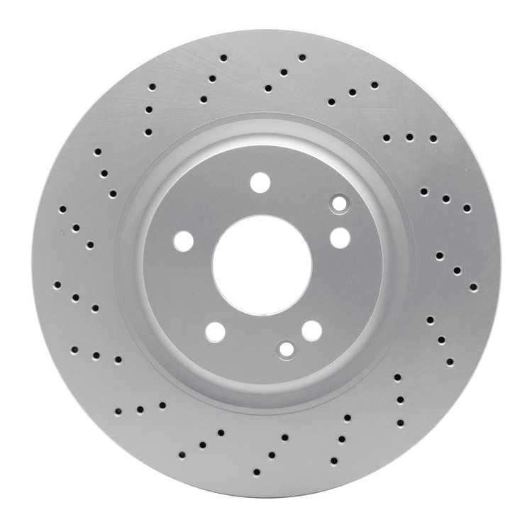 624-63070 GEOSPEC Drilled Rotor [Coated], 2003-2011 Mercedes-Benz, Position: Front