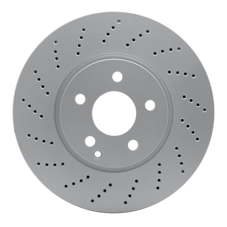 624-63085 GEOSPEC Drilled Rotor [Coated], 2008-2016 Mercedes-Benz, Position: Front