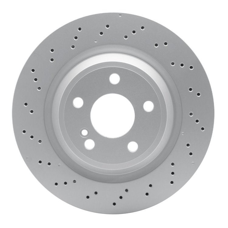 624-63102 GEOSPEC Drilled Rotor [Coated], 2013-2020 Mercedes-Benz, Position: Rear