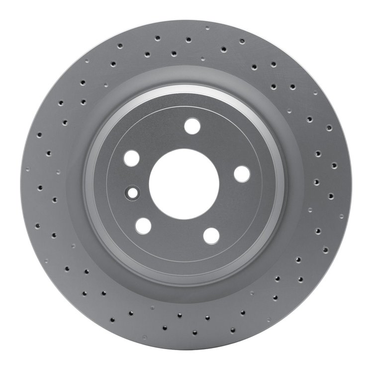 624-63140 GEOSPEC Drilled Rotor [Coated], 2012-2015 Mercedes-Benz, Position: Rear