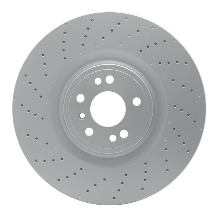 624-63145 GEOSPEC Drilled Rotor [Coated], 2012-2019 Mercedes-Benz, Position: Front
