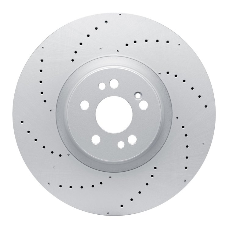 624-63180 GEOSPEC Drilled Rotor [Coated], Fits Select Mercedes-Benz, Position: Front