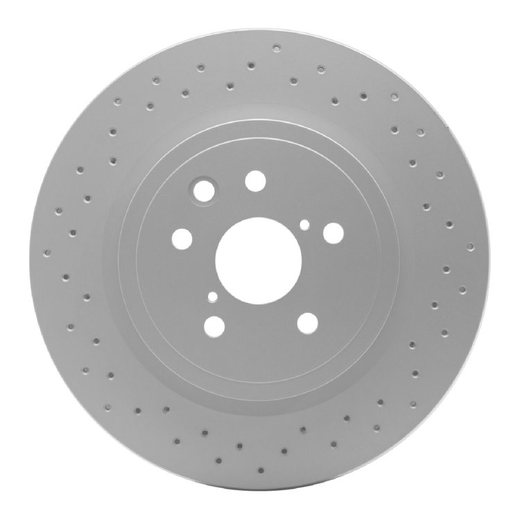 624-75025 GEOSPEC Drilled Rotor [Coated], 2008-2014 Lexus/Toyota/Scion, Position: Rear