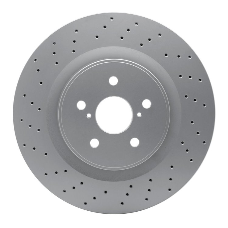 624-75026 GEOSPEC Drilled Rotor [Coated], 2008-2014 Lexus/Toyota/Scion, Position: Front