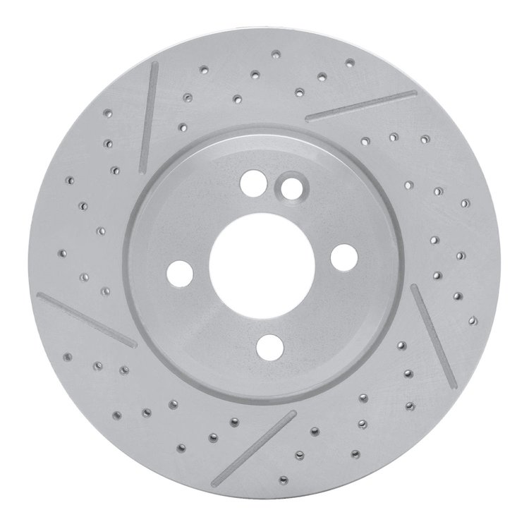 630-32006 Drilled/Slotted Brake Rotor, 2007-2015 Mini, Position: Front