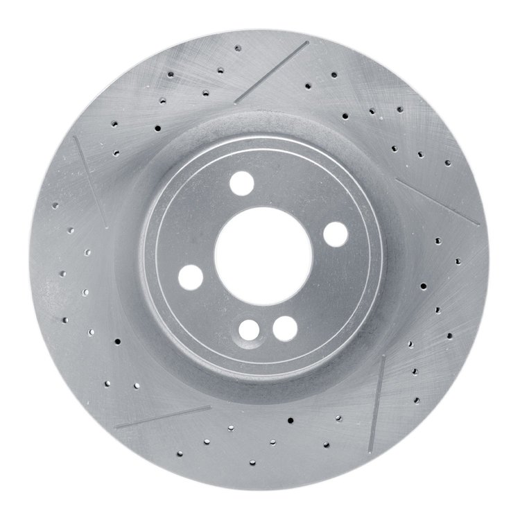 630-32008 Drilled/Slotted Brake Rotor, 2009-2014 Mini, Position: Front