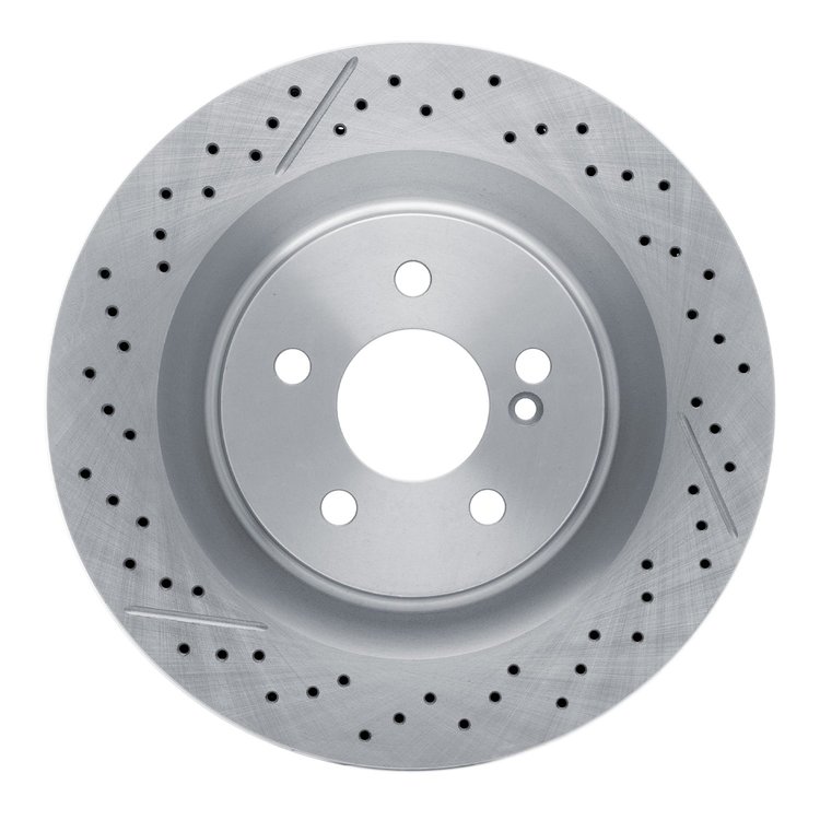 630-63068 Drilled/Slotted Brake Rotor, 2005-2011 Mercedes-Benz, Position: Rear