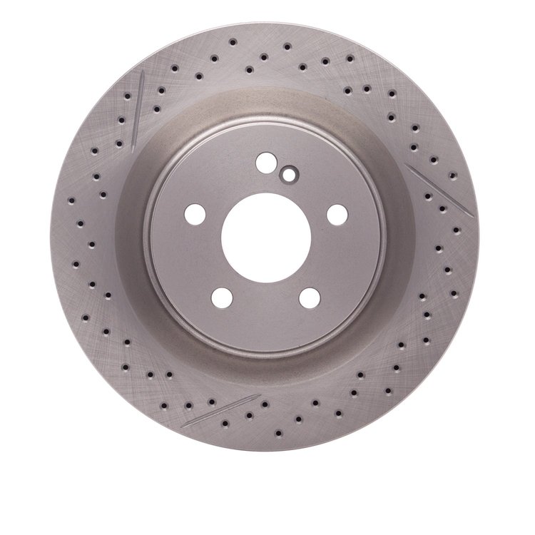 630-63092 Drilled/Slotted Brake Rotor, 2008-2015 Mercedes-Benz, Position: Rear
