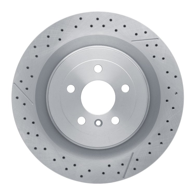 630-63141 Drilled/Slotted Brake Rotor, 2012-2019 Mercedes-Benz, Position: Rear