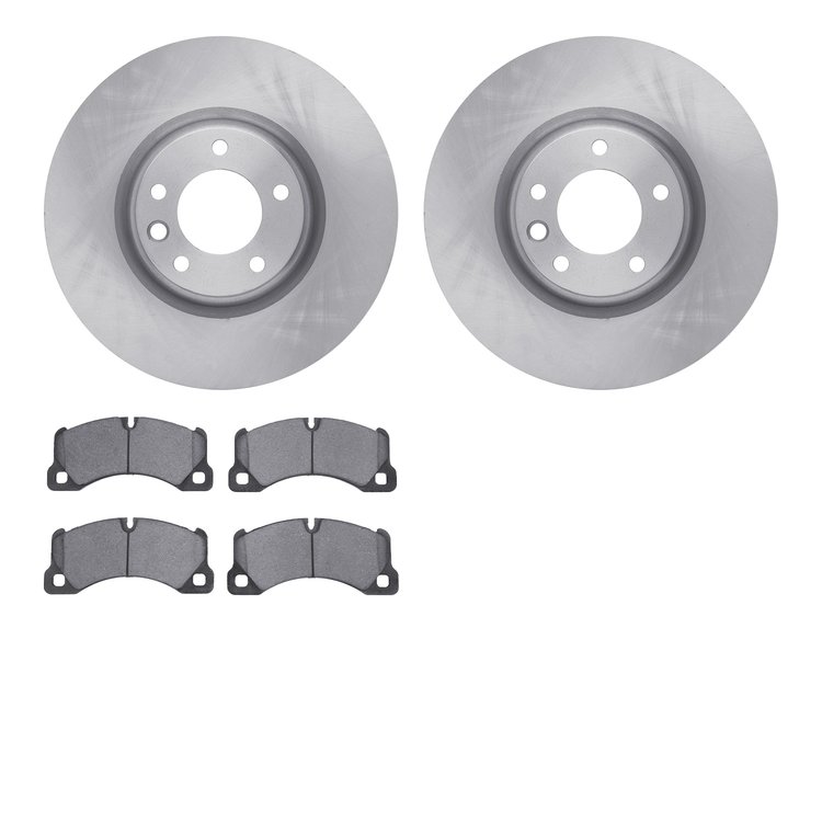6302-02014 Brake Rotors with 3000-Series Ceramic Brake Pads Kit, 2008-2009 Multiple Makes/Models, Position: Front