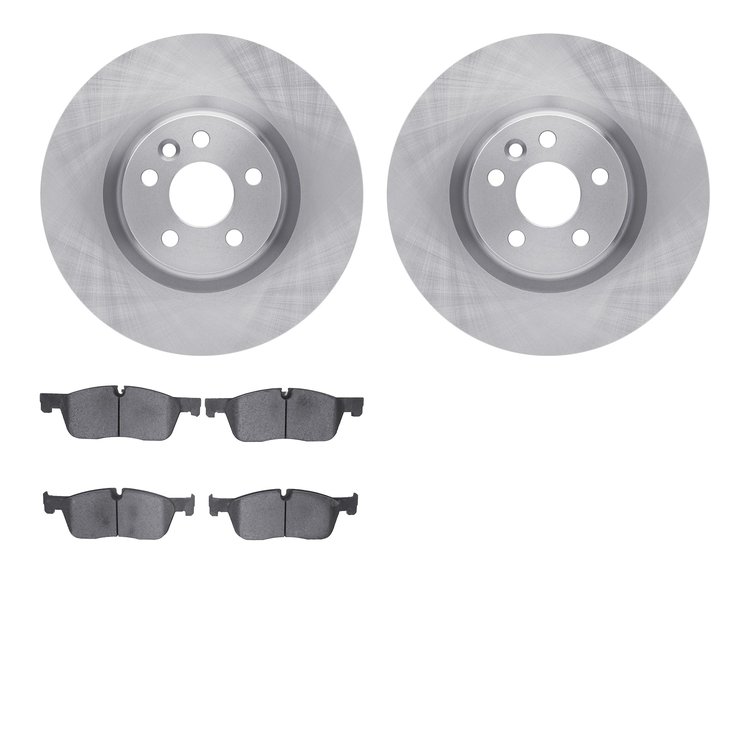 6302-11029 Brake Rotors with 3000-Series Ceramic Brake Pads Kit, 2015-2019 Multiple Makes/Models, Position: Front