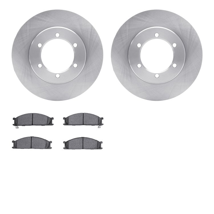 6302-67052 Brake Rotors with 3000-Series Ceramic Brake Pads Kit, 1998-2015 Infiniti/Nissan, Position: Front