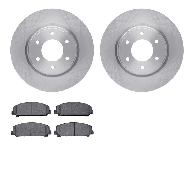 6302-67119 Brake Rotors with 3000-Series Ceramic Brake Pads Kit, Fits Select Infiniti/Nissan, Position: Front