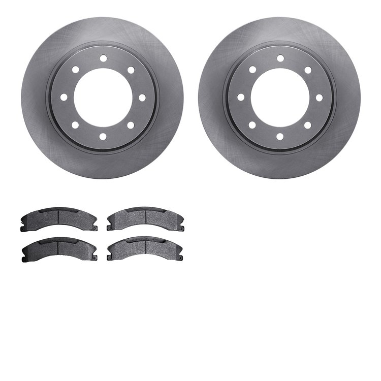 6302-67120 Brake Rotors with 3000-Series Ceramic Brake Pads Kit, 2012-2021 Infiniti/Nissan, Position: Front