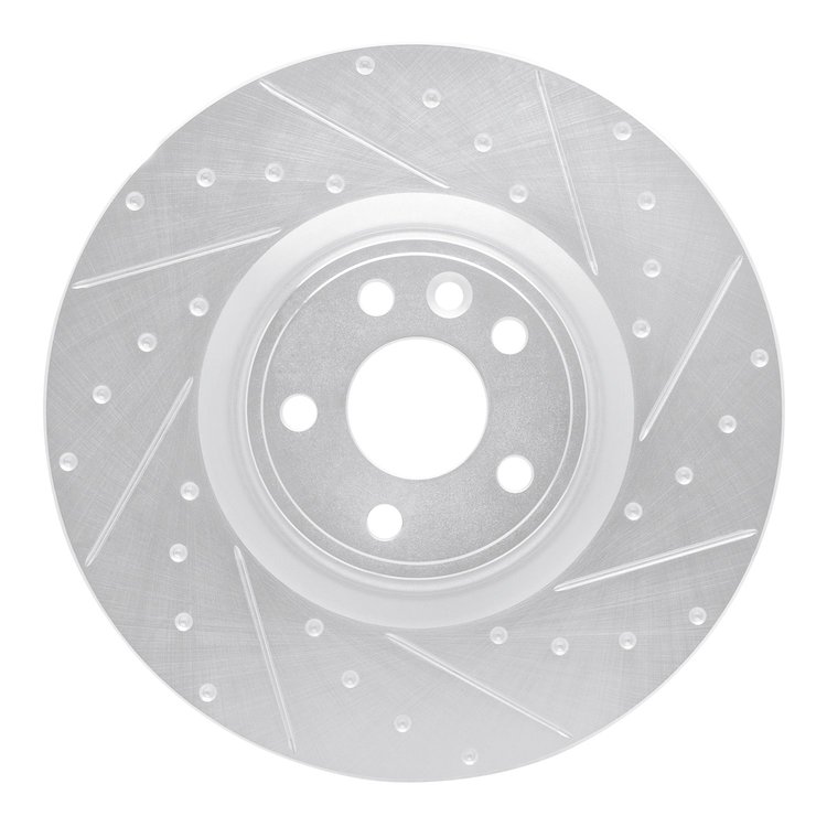 631-20039R Drilled/Slotted Brake Rotor [Silver], 2018-2020 Multiple Makes/Models, Position: Front Right