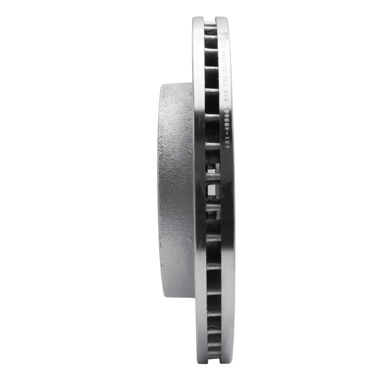 631-48066L Drilled/Slotted Brake Rotor [Silver], 1998-2006 Multiple Makes/Models, Position: Fr Left,Front Left