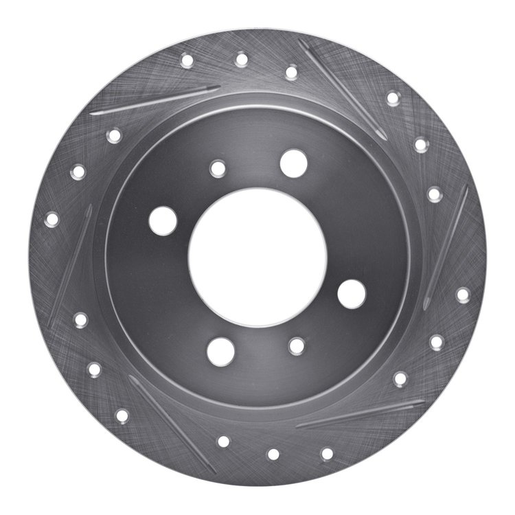 631-67039R Drilled/Slotted Brake Rotor [Silver], 1991-2006 Infiniti/Nissan, Position: Rear Right