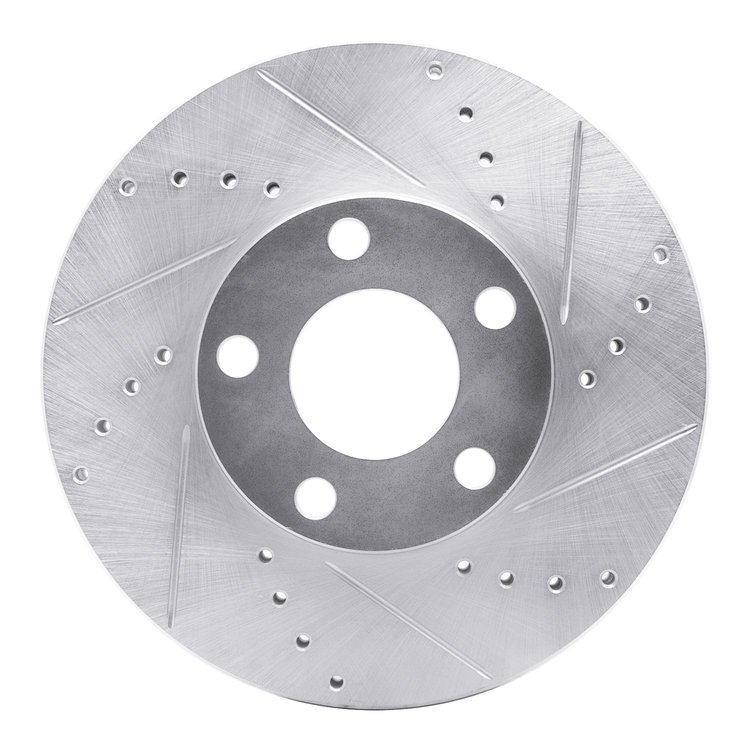 631-74017R Drilled/Slotted Brake Rotor [Silver], 1998-1998 Audi/Volkswagen, Position: Front Right