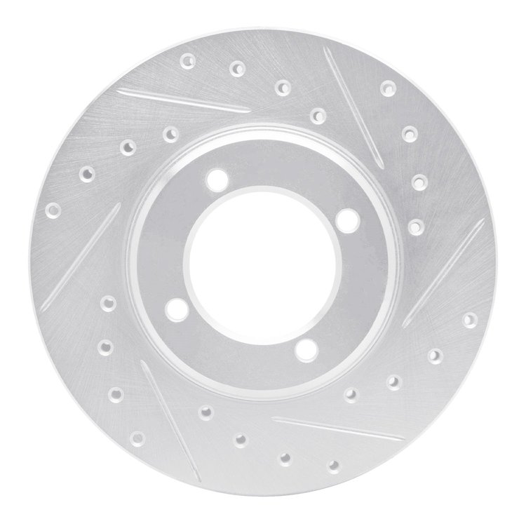 631-76015R Drilled/Slotted Brake Rotor [Silver], 1981-1982 Lexus/Toyota/Scion, Position: Front Right