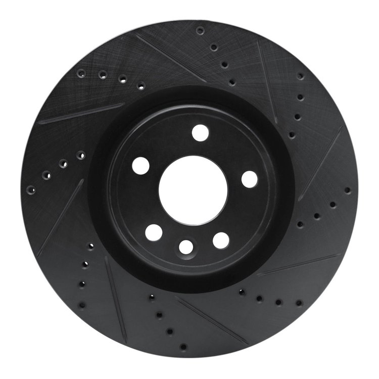 633-20042R Drilled/Slotted Brake Rotor [Black], 2020-2020 Multiple Makes/Models, Position: Front Right