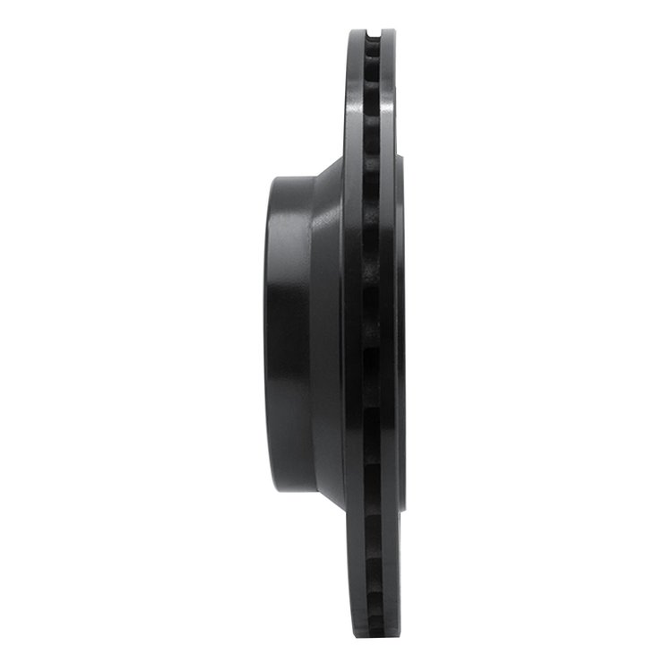 633-63096L Drilled/Slotted Brake Rotor [Black], 2010-2018 Mercedes-Benz, Position: Rear Left