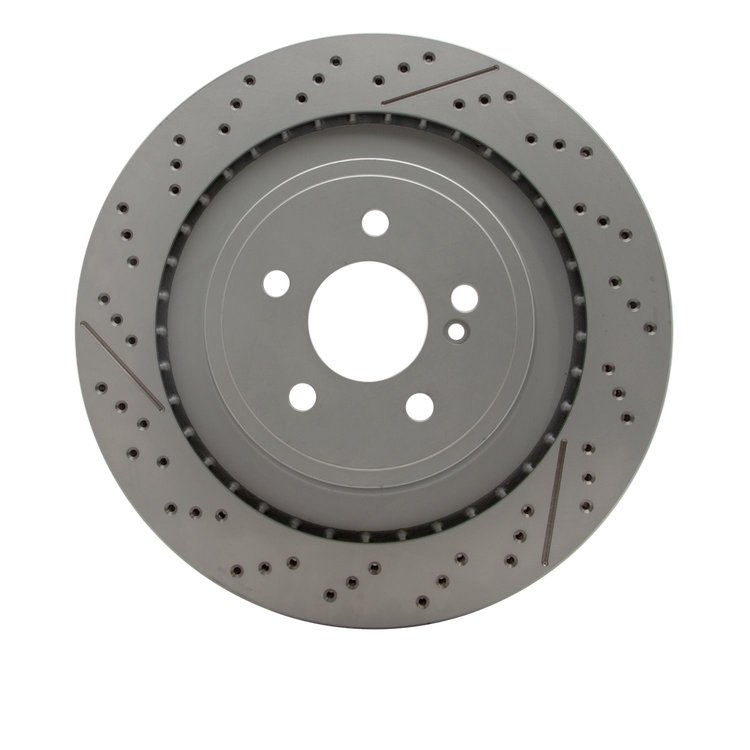 634-63094 GEOSPEC Drilled/Slotted Rotor [Coated], 2010-2018 Mercedes-Benz, Position: Rear