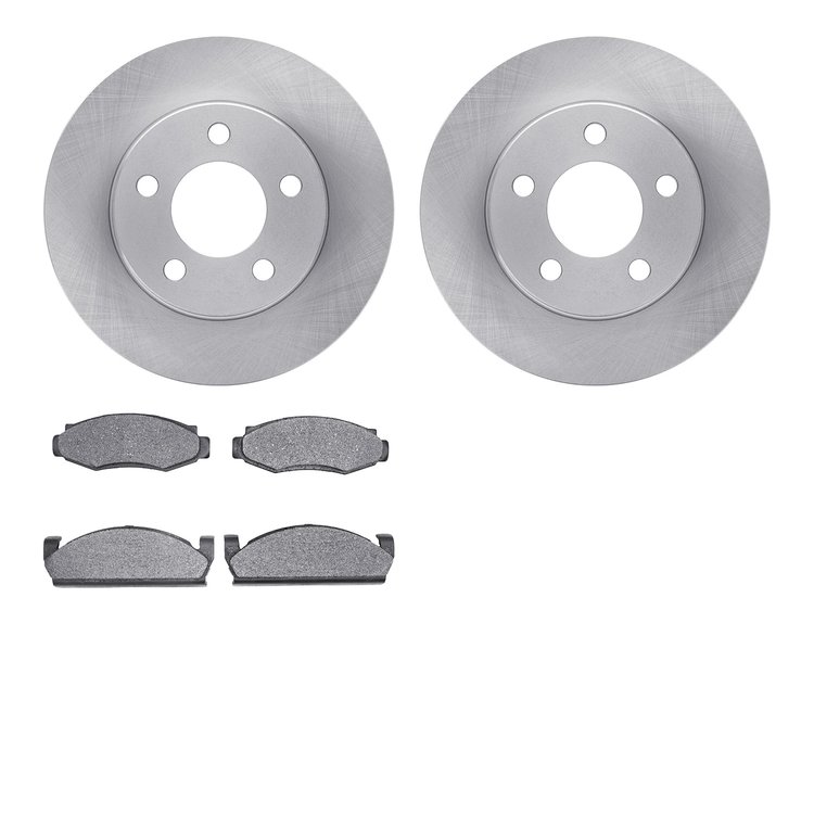 6402-42046 Brake Rotors with Ultimate-Duty Brake Pads, 1980-1981 GM, Position: Front