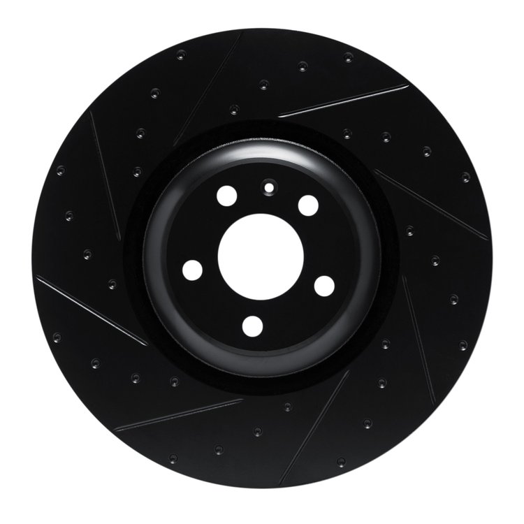 ROTOR-DRILLED/SLOTTED-BLK