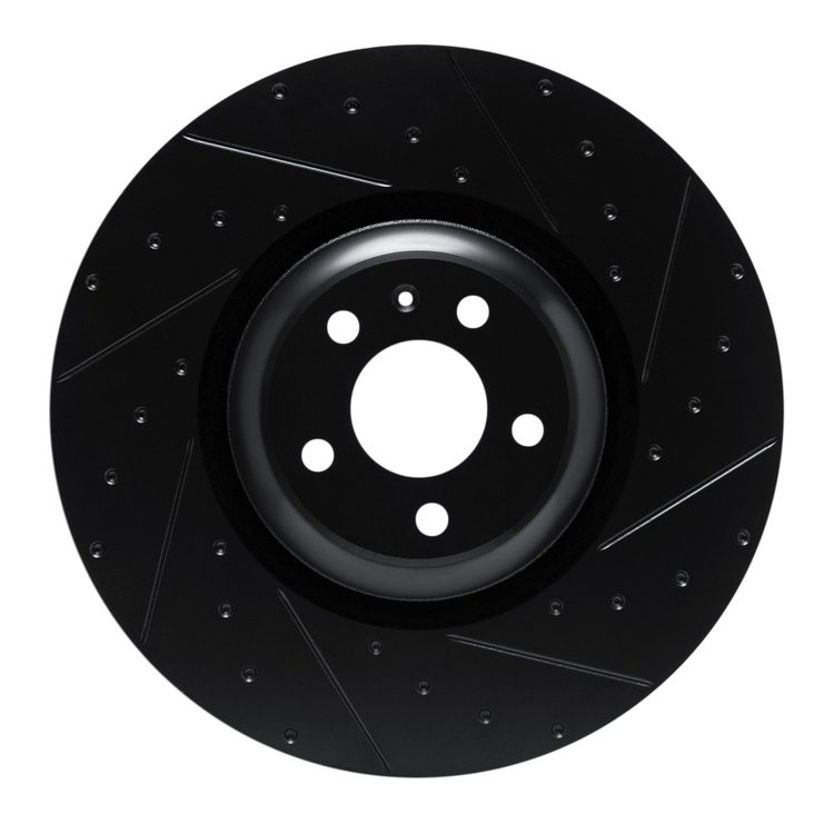 ROTOR-DRILLED/SLOTTED-BLK