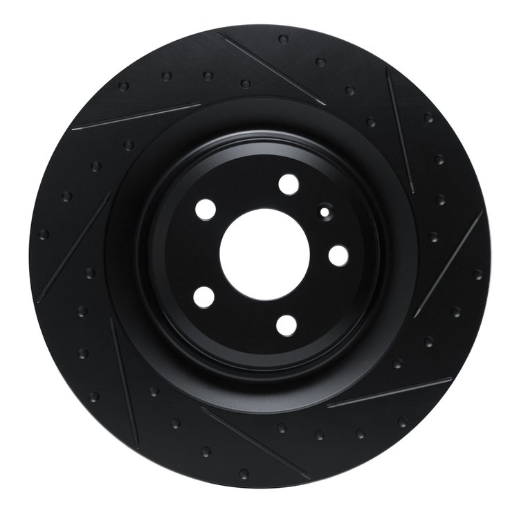 ROTOR-DRILLED/SLOTTED-BLK