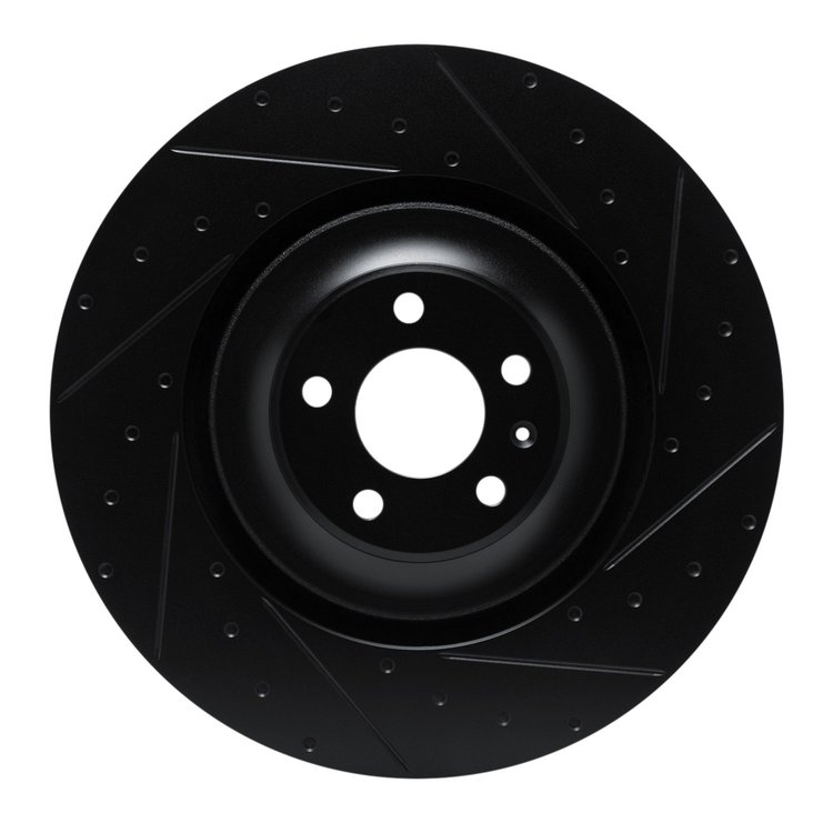 ROTOR-DRILLED/SLOTTED-BLK