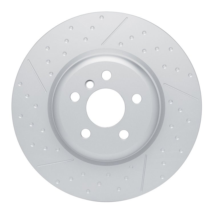644-31196D Rear Left GEOSPEC Coated Rotor, Dimpled and Slotted 2020-2024 BMW M440Ix, M440I, 430I, M340Ix, M340I, 430I Xdrive