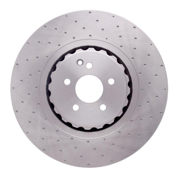 650-63081 Dimpled Brake Rotor, 2007-2014 Mercedes-Benz, Position: Front