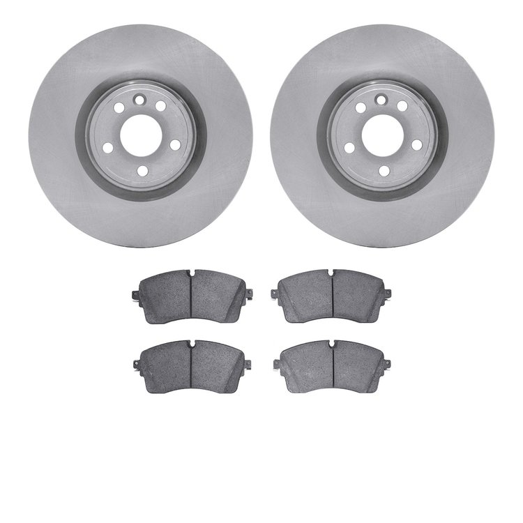 6502-20210 Brake Rotors w/5000 Advanced Brake Pads Kit, 2018-2020 Multiple Makes/Models, Position: Front